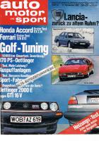 13. November 1985 - Auto Motor und Sport Heft 23