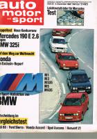 6. Dezember 1986 - Auto Motor und Sport Heft 25